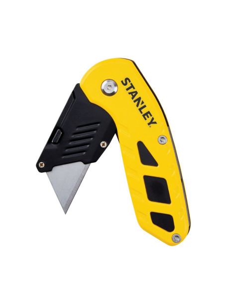 Stanley STHT10424-0, Cutter pliabil cu lama fixa, 140mm + o lama trapezoidala 62mm