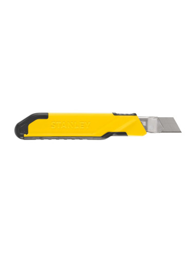 Stanley STHT10266-1, Cutter bimaterial cu blocare prin glisare, 175mm, + 3 lame segmentate 18mm