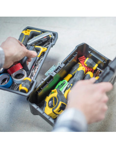 Stanley STST1-75518, cutie essential 16" cu inchidere metalica si 2 organizatoare 2