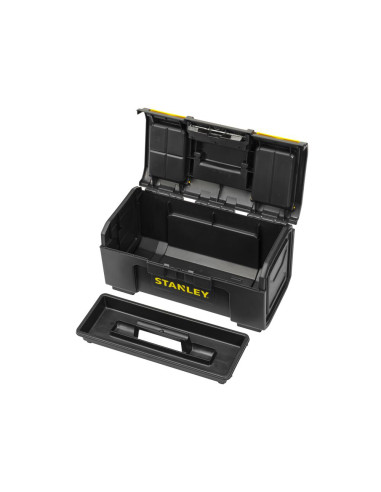 Stanley 1-79-217, Cutie pentru scule One-Touch, permite deschiderea cu o singura mana, tava detasabila, 19inch