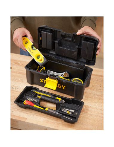 Stanley STST1-75520, cutie essential 16" cu inchidere din plastic si 2 organizatoare