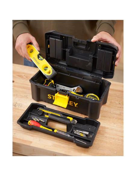 Stanley STST1-75520, cutie essential 16" cu inchidere din plastic si 2 organizatoare