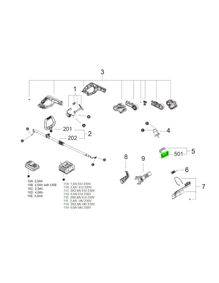 SKIL 20946, Capac bobina pentru coasele electrice modelele 0230 si 0240