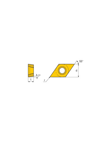 Placute amovibile din tungsten, Proxxon 24557