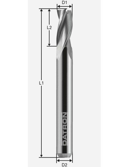 Freza cu 3 caneluri, Datron 00685610, 1.0x6.0mm