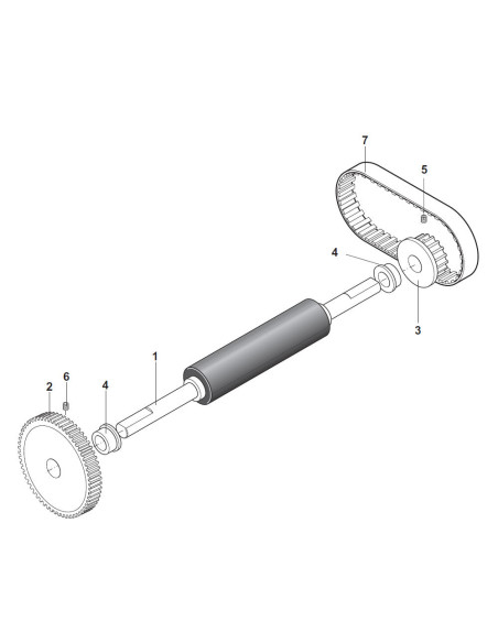 Proxxon 27040.04.07-Piesa de schimb, curea