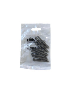 Set 10 biti Felo, seria Industrial profil Torx Plus, E6.3, IP20, 50mm
