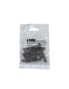 Set 10 biti Felo, seria Industrial profil Torx Plus, E6.3, IP25, 50mm