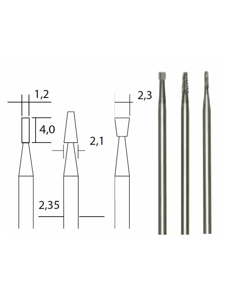 Set 3 freze din Tungsten-Carbid,Proxxon 28752