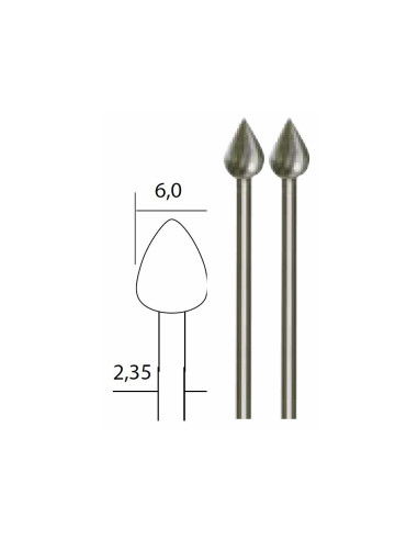 Set 2 freze din aliaj de otel-wolfram-vanadiu, Proxxon 28724