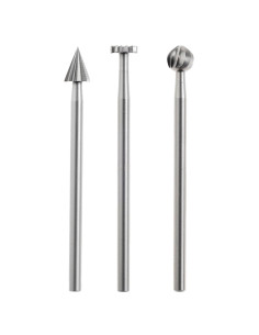 Set 3 freze din aliaj de otel-wolfram-vanadiu, Proxxon 28720