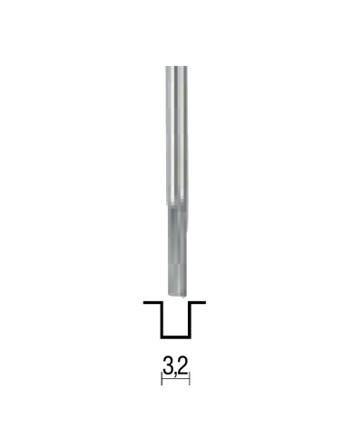 Freza pentru canelat, 3.2mm, Proxxon 29024