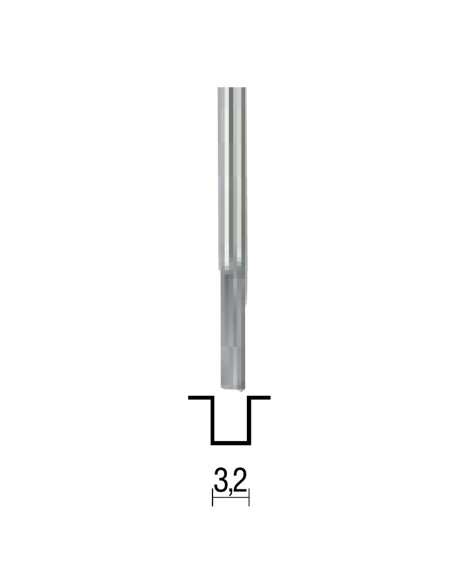 Freza pentru canelat, 3.2mm, Proxxon 29024