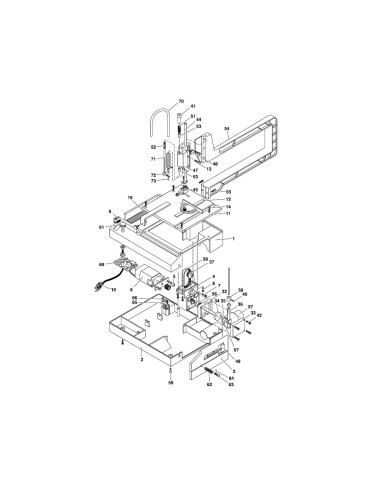 Proxxon 27088.60-Piesa de schimb, placa electronica