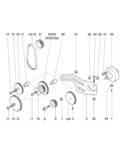 Proxxon 24004.01.13-Piesa de schimb, curea 2
