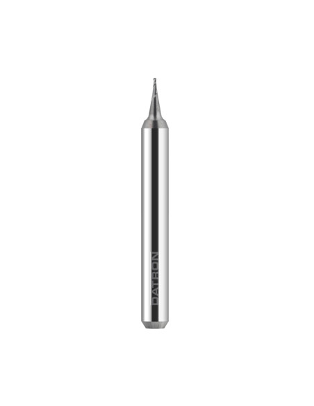 Freza cu varf rotund, 2 caneluri, Datron 00684004, R 0.2, 0.4x1.2x3.0mm