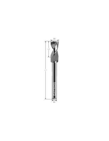 Burghiu de carbura, Datron 0068745, 4.50x3.175mm