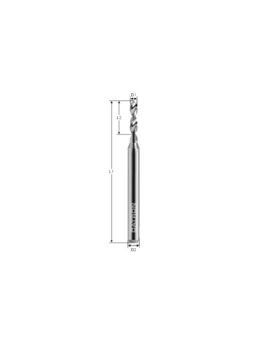 Burghiu de carbura, Datron 00682065, 0.65x3.0mm
