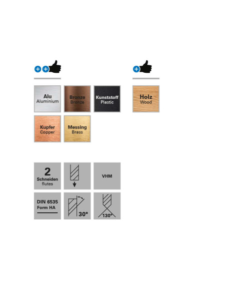 Burghiu de carbura, Datron 0068240L, 4.0x6.0mm
