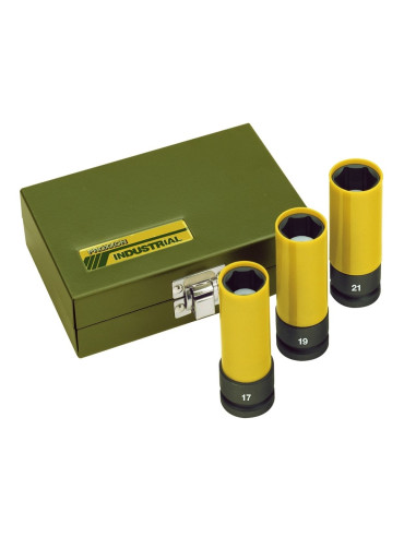 Set chei tubulare de impact cu invelis de plastic, Proxxon 23938