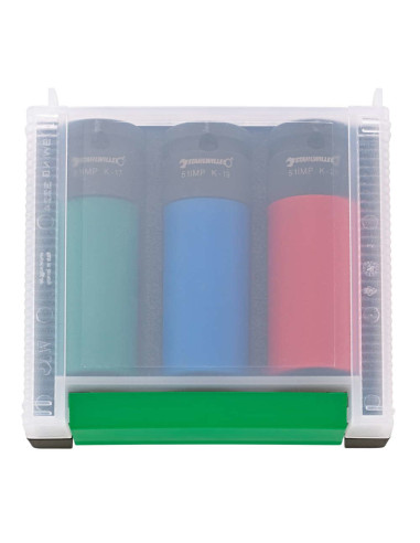 Set 3 tubulare pentru prezoane Stahlwille 96838103, 1/2", 17mm, 19mm, 21mm