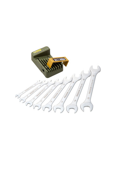Set 8 chei fixe Slim - Line, inclusiv suport, Proxxon 23800