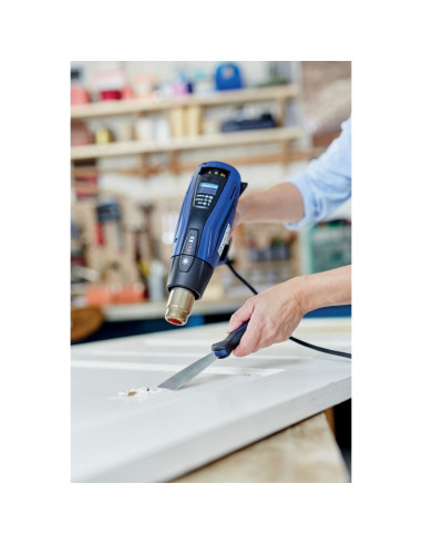 Rapid 5001448, Pistol cu aer cald R2200-LCD, 2200 W, LED, LCD, 3 trepte temperatura si debit, 250 - 500 l/min, 50-650 °C