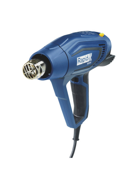 Rapid 5001352, Pistol cu aer cald R2000, 2000 W, 3 trepte temperatura si debit, 250 - 500 l/min, 60-600 °C, + geanta