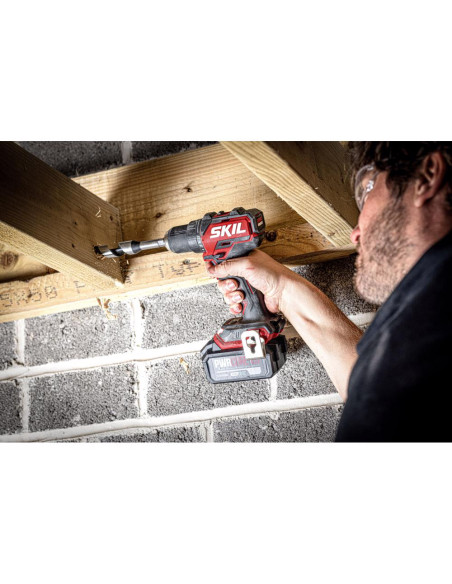 SKIL 3065 JA bormasina cu acumulator compact Brushless, turatii 0-500/0-1800 /min, set 6 biti de insurubare + geanta de transpor