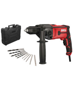 SKIL 6745 GA Masina de gaurit cu percutie, 1,050 W, 0-1200/0-3200 rpm, cu geanta de transport si 10x burghie