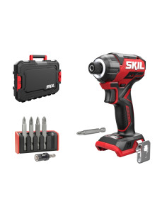 SKIL 3225 JA surubelnita cu impact cu acumulator Compact Brushless, cuplu 250 nm, set 6 biti + geanta de transport, doar corpul
