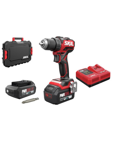SKIL 3065 HA bormasina cu acumulator compact Brushless, turatie 0-500/0-1800 /min, cuplu 60 nm, geanta de transport, incarcator 