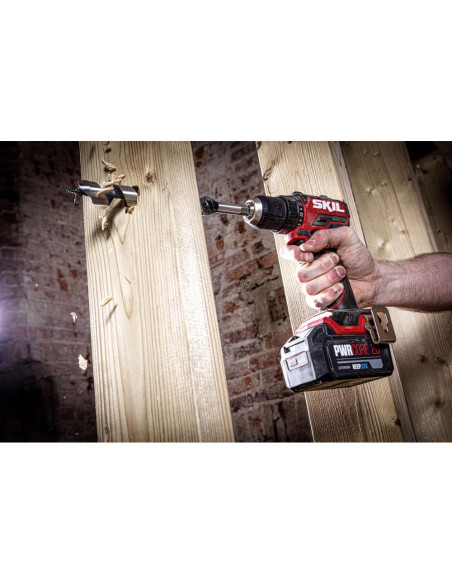 SKIL 3065 CA bormasina cu acumulator compact Brushless, turatie 0-500/0-1800 /min, bit de insurubare cu doua capete, doar corpul