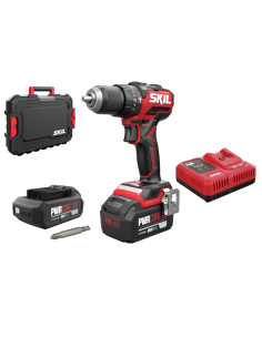 SKIL 3075 HA masina de gaurit cu percutie, 0-500/0-1800/min, compact Brushless, geanta de transport+set de 6 biti, incarcator, 2