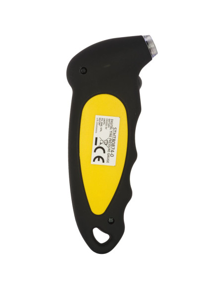 Stanley STHT80874-0, manometru digital presiune anvelope, precizie 0.01, maner ergonomic, psi, bar, kgfcm2 sau kpa, 3-150 PSI, 0