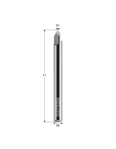 Freza pentru gravura, Datron 0068284G, 40 grade, 0.1x50.0x6.0mm