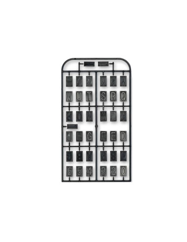 Set litere pentru aparatul de gravat GE20, Proxxon 27104