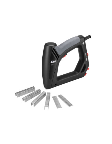 SKIL 8200 AA, Capsator/ciocan electric F0158200AA, functional cu capse No.53, 8-16mm si cuie No.40, 47 si 48, 15-16mm, + accesor