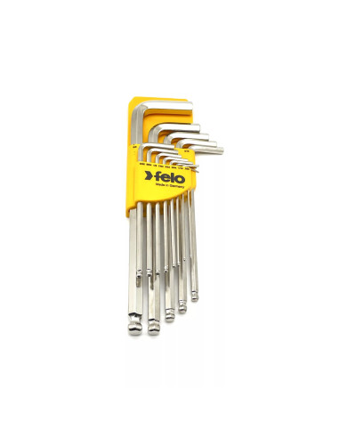 Felo 37513011, Set 13 chei L HEX, lungi, cap cu bila, INCH, HEX 0.050in-3/8in