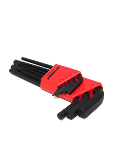 Bondhus 10999, Set 9 chei L HEX BLX9M, lungi, cap cu bila, ProGuard finish HEX 1.5-10mm