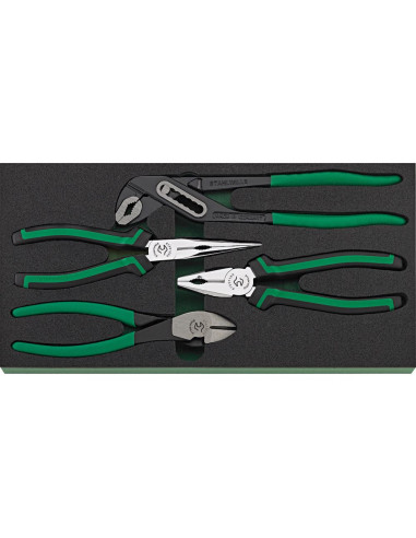 Stahlwille 98830178, Carucior pentru atelier 93/157QR, 6 sertare cu glisiere, blocare centrala si 157 unelte