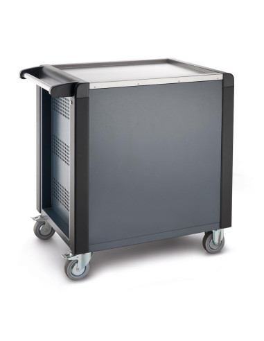Stahlwille 81200169, Carucior pentru atelier 98/7 PRO, 7 sertare cu glisiere, inchidere centralizata, capacitate 1400kg, doar ca