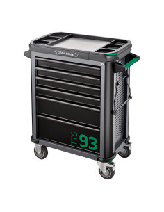 Stahlwille 98830177, Carucior pentru atelier 93/130, 6 sertare cu glisiere, blocare centrala si 130 unelte 2