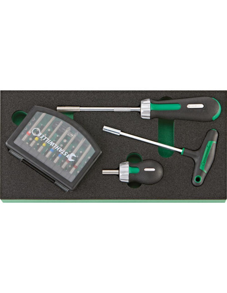 Stahlwille 98830192, Carucior pentru atelier 95/157QR, 7 sertare cu glisiere, inchidere centralizata, 157 unelte, capacitate 750