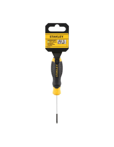 Stanley STHT16161-0, surubelnita Cushion Grip cu varful cruce Pozidrive PZ0 si lungimea tijei de 60mm, PZ0x60