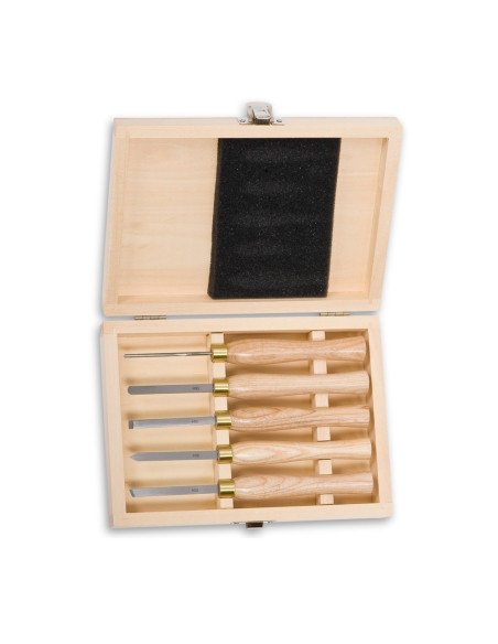Set cinci dalti pentru lemn, Proxxon 27023