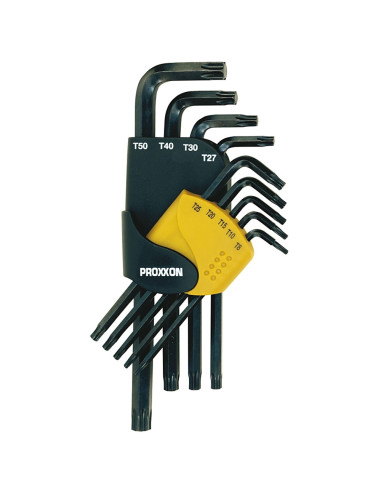 Proxxon 23944, Set 9 chei L TORX Proxxon, lungi, TX 8-50