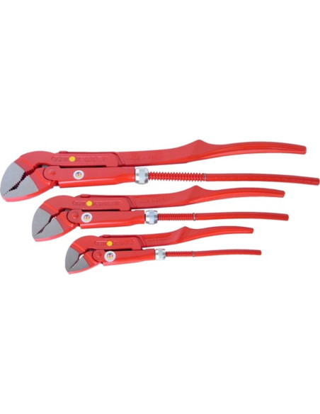 Set de chei pentru tevi X-GRIP red edition, 1x115110 1x115115 1x115120