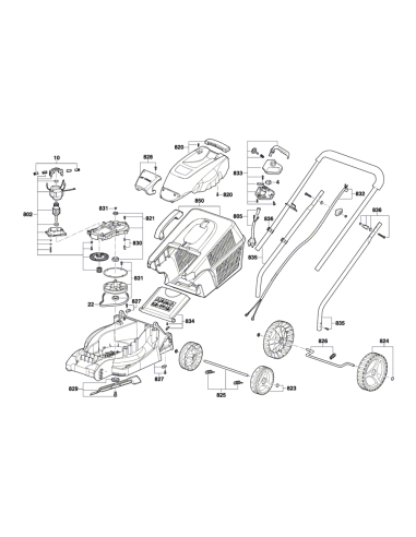SKIL 2610Z05595 curea de schimb pentru masina de tuns iarba SKIL 0713