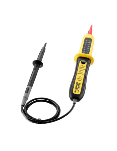 Stanley FMHT82566-0, tester de tensiune cu LED Fatmax, 400V CA/CC cu functie de disjunctor rezidual